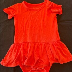 Gigi and Max coral twirl bodysuit